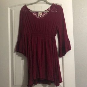 Maroon Dress
